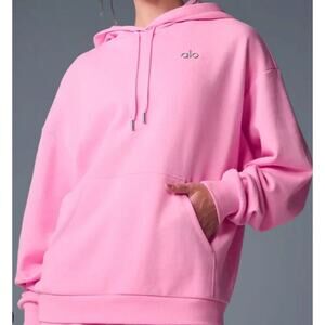 Alo Yoga Sweet Pink Hoodie Pullover Size 2X